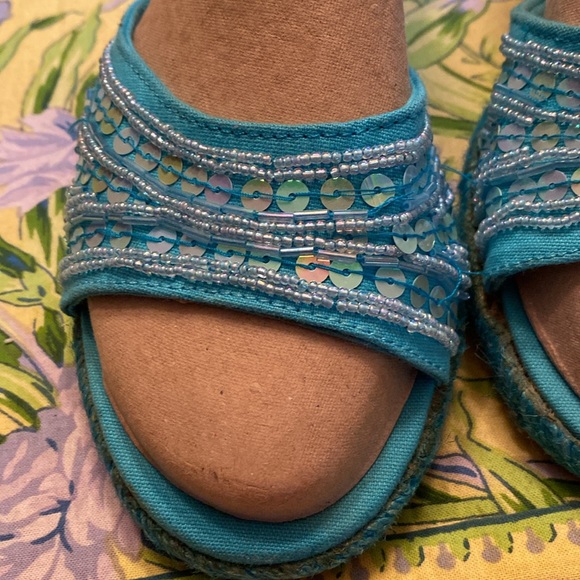 Coldwater Creek Beaded Slip ons - Picture 2 of 4